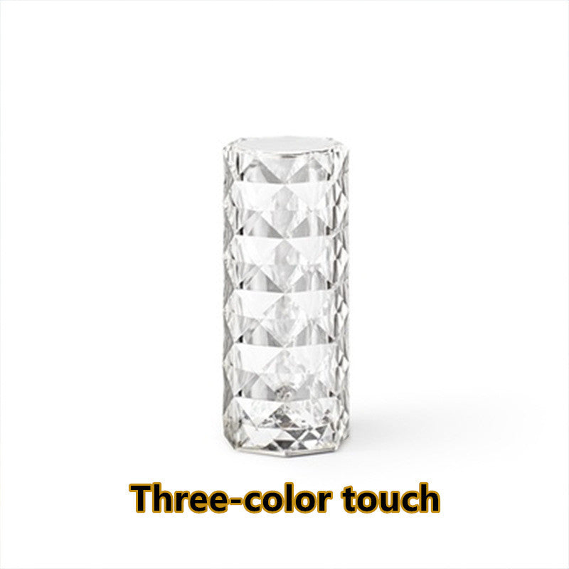 AuraGlow Crystal Touch Lamp