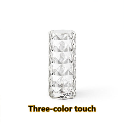 AuraGlow Crystal Touch Lamp