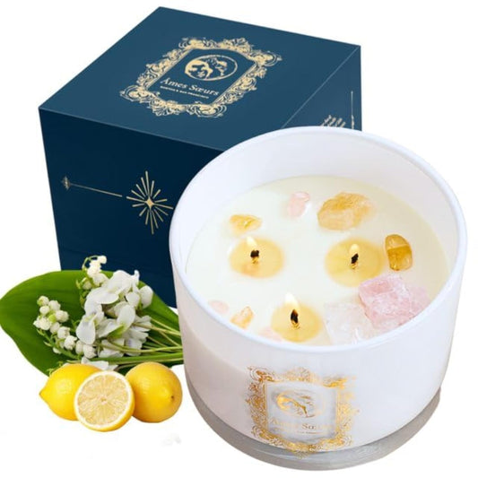 Crystal Harmony Manifestation Candle (12oz)
