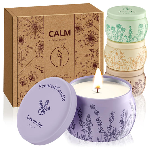 WarmEmbrace 4-Piece Soy Candle Set