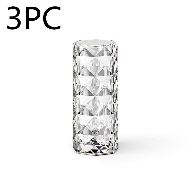 AuraGlow Crystal Touch Lamp