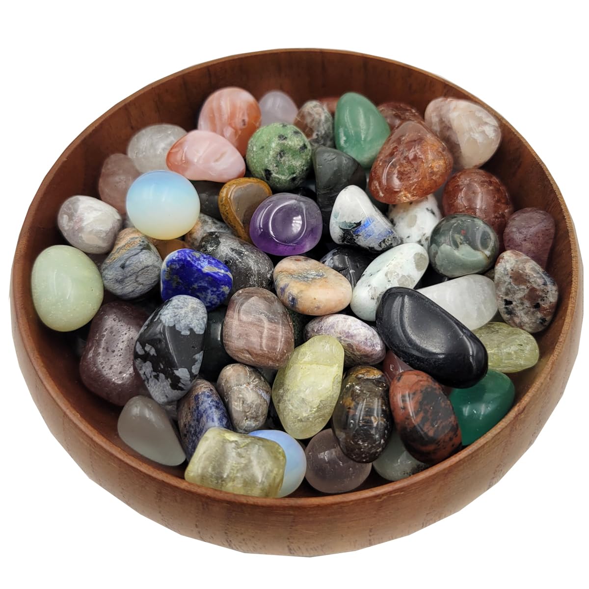 25-Type Bulk Tumbled Crystal Set (100–120pcs)