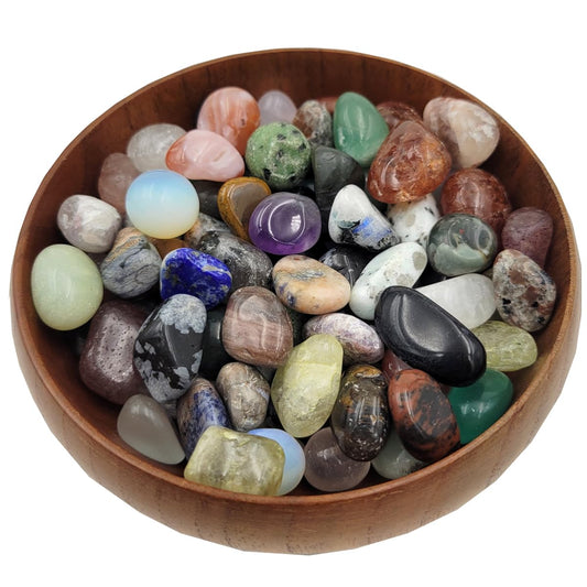 25-Type Bulk Tumbled Crystal Set (100–120pcs)