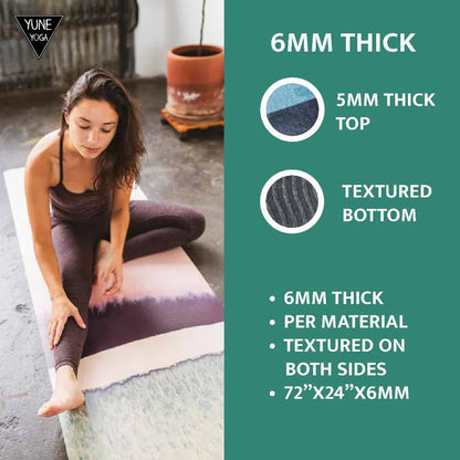 Snake Design Non-Slip PER Eco-Friendly Yoga Mat – Yune Yoga